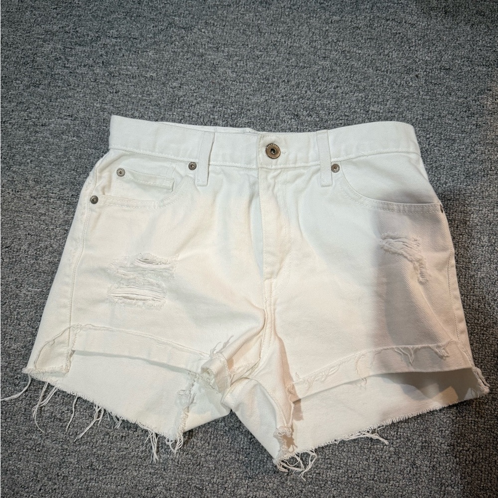 Pistola white jean shorts size 26
